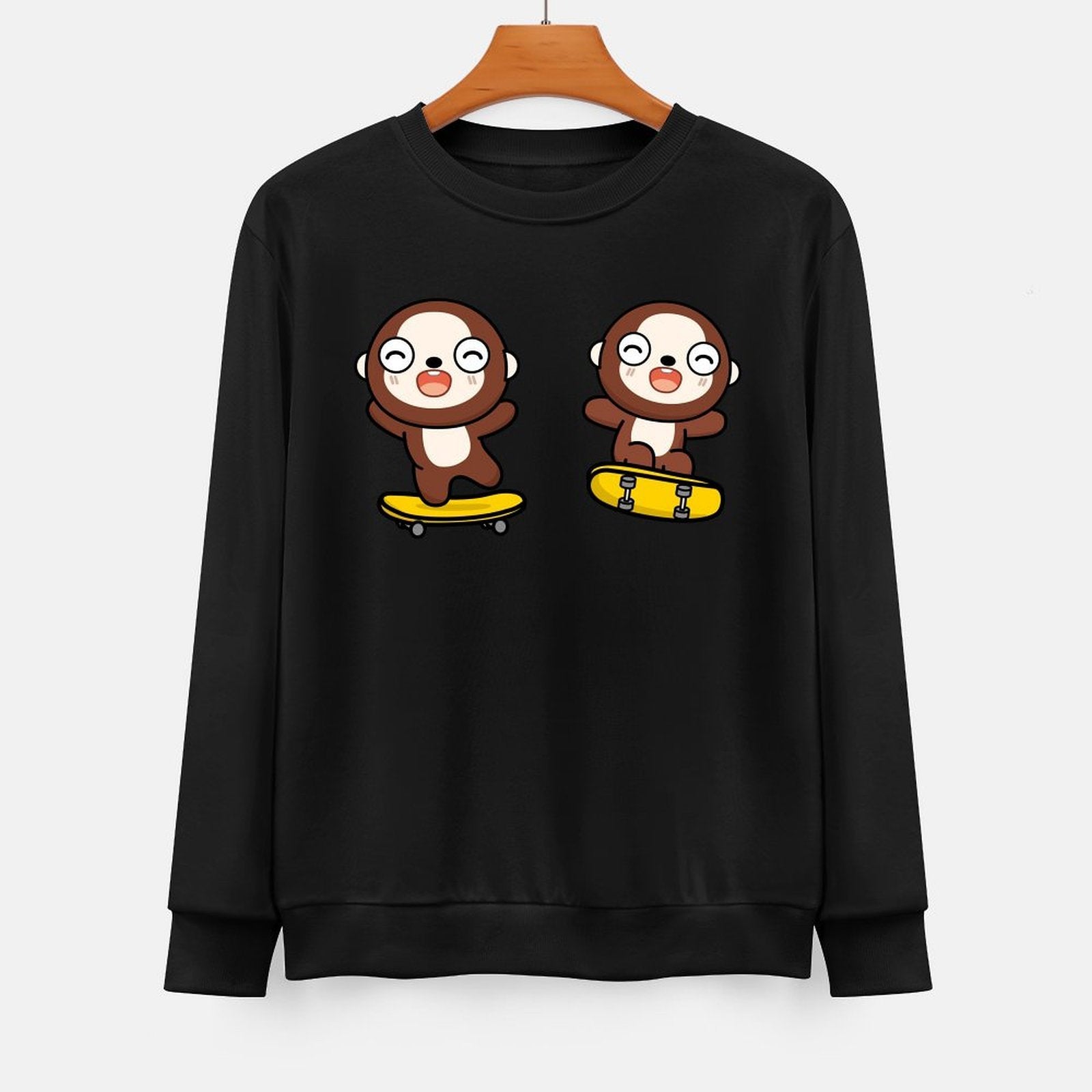 Front Patterned Long Sleeve TopStudio Chill